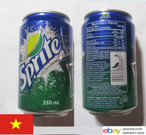 Lattina coca cola sprite vuota - cola,