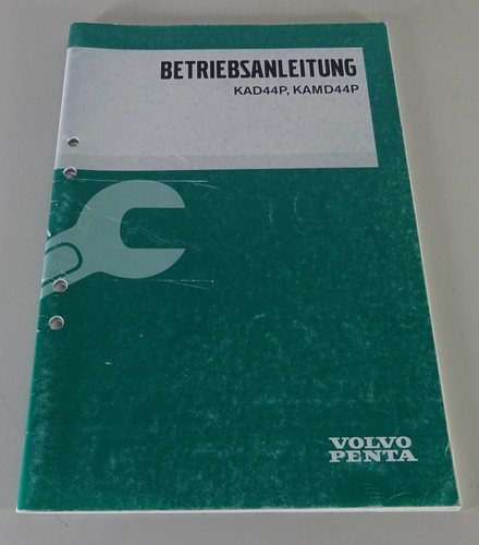 Manuale uso volvo penta - manuale, d'uso
