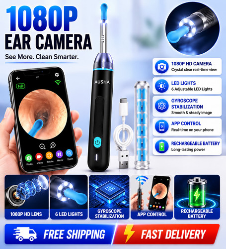 Ausha 1080p fotocamera - 1080p,