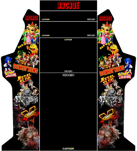 Grafica cabinato arcade - grafica,