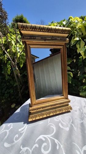Specchio antico dorato - specchio,