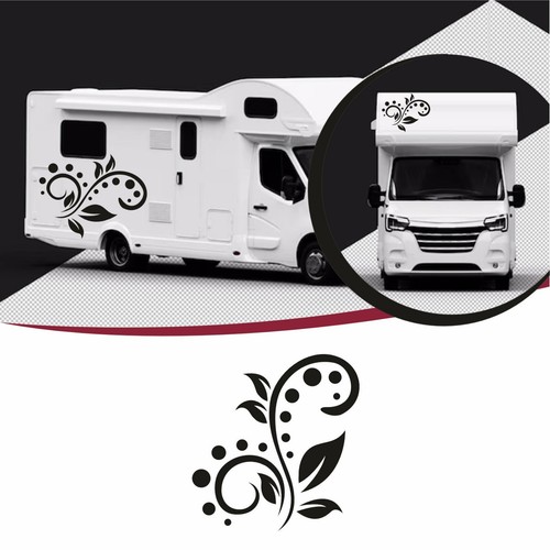 Camping car autocollant - car,