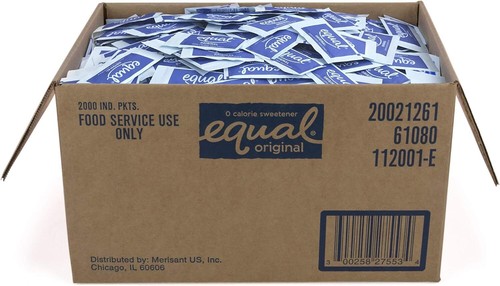 Pacchetti dolcificante equal - pacchetti,