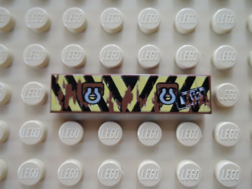 Lego piastrella 2431pb159 - lego, x