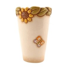 Thun Vaso Grande Con Girasole E Farfalla