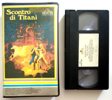 Vhs Scontro Di Titani Laurence Oliver Andress Film Fantasy Videocassetta (V90)