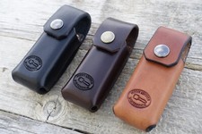 Leather Snap Sheath for Belt