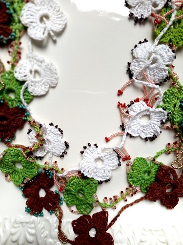 Collana fili cotone - 3, in