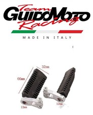 PEDANE ALLUMINIO GOMME