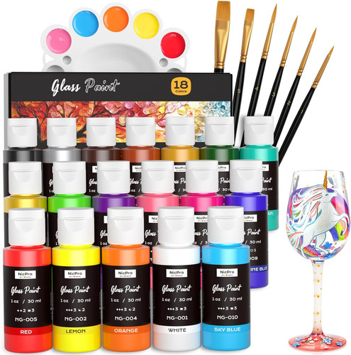 Set colori per vetrate 18 - per, vetrate,