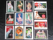 LOTTO # 13 SET CARTOLINE DRINK COCA COLA COKE VINTAGE 1996 GADGET POSTCARD RARE