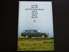 Mercedes prospetto 240td - mercedes,