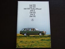 MERCEDES PROSPETTO · 240TD