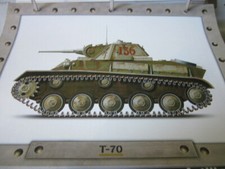 Foglio tipo carro armato T 70
