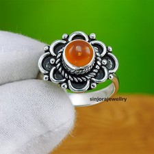 Anello regalo fatto a mano in argento sterling 925 con pietra preziosa...