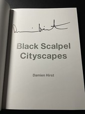 Damien Hirst - Black Scalpel Cityscapes Signed Book Libro Autografato 