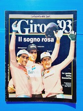GUIDE GAZZETTA DELLO SPORT GIRO D'ITALIA 93 1993 INDURAIN-CHIAPPUCCI-BUGNO