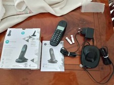 TELEFONO CORDLESS DECT MOTOROLA C1001L con DISPLAY Elegante Facile da Usare