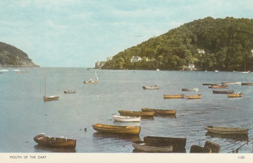 Postcard dart mouth of - postcard,