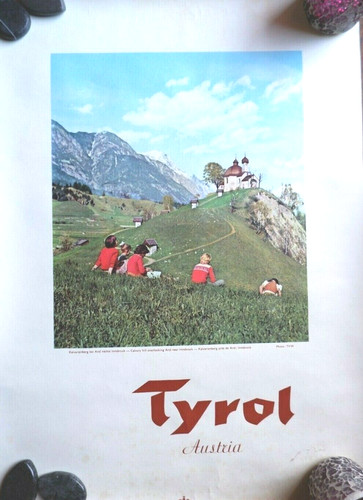 Original vintage travel poster - original,