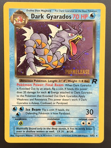 Dark gyarados prerelease - ✅,