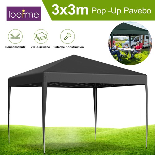 Loefme gazebo popup 3x3m - popup,