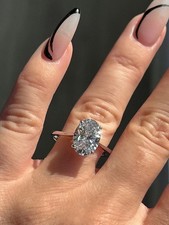 Anello nuziale solitario - , con