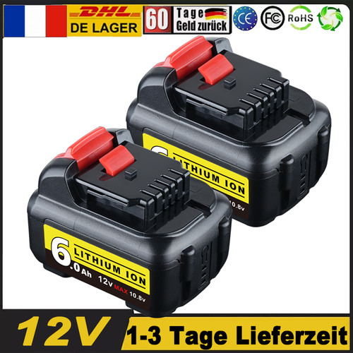 6ah 12v li ion - 2x,