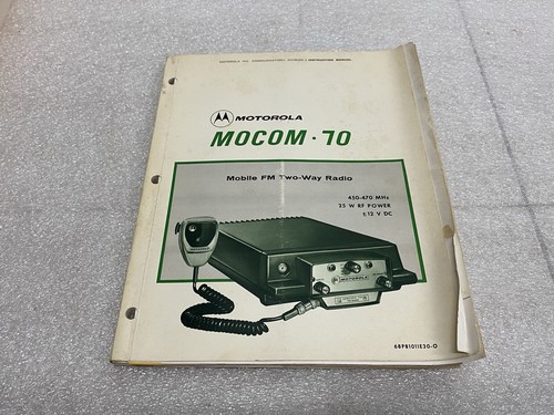 Motorola mocom mobile fm - mocom, rf