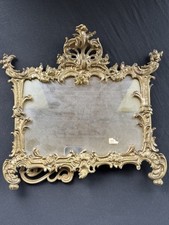 Cornice bronzo dorato specchio