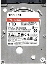 Toshiba L200 1 TB 7 mm 2,5" SLIM SATA HDD HDWL110UZSVA HDWL110