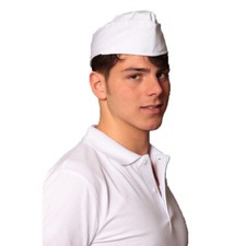 Cappello bustina cuoco pizzaiolo ristorazione pasticciere cucina unisex cotone