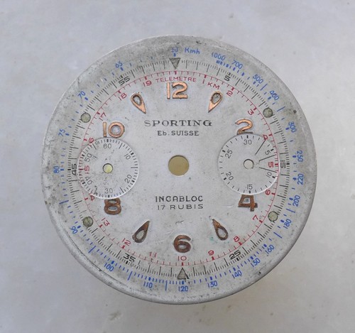 Original chronograph dial for - chronograph,