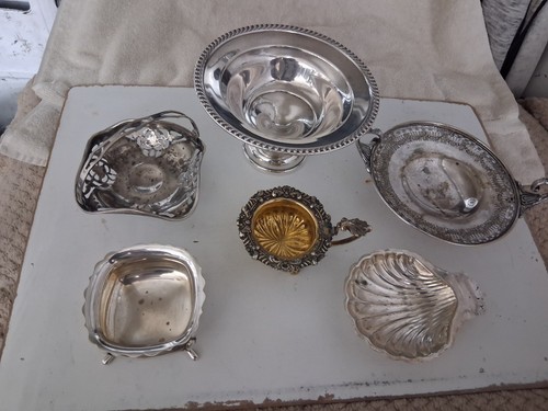 Piatto argento antico vintage