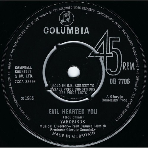 The yardbirds evil - evil, hearted