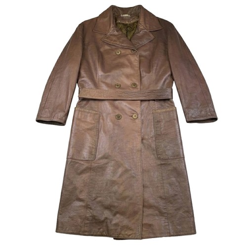 Fendissime fendi leather coat - fendi,