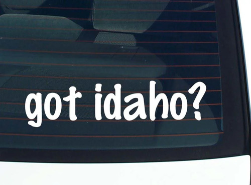 Got idaho decalcomania auto - got, idaho?