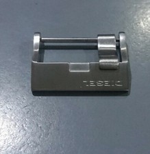 Fibbia per orologio diesel per cinturino pelle mm26 colore acciaio