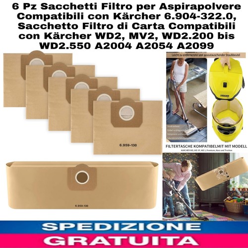 Sacchetti filtro x - pz,