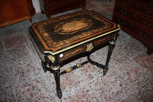 Tavolino salotto con alette - tavolino,