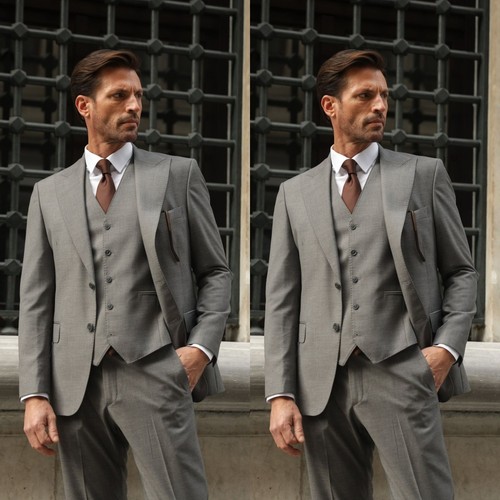 Tuta uomo business smoking