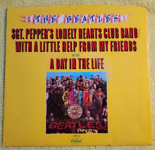 Beatles sgt pepper with a - "sgt,