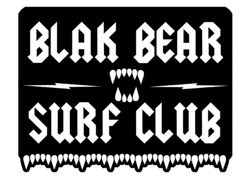 Adesivo blak bear surf - bear,