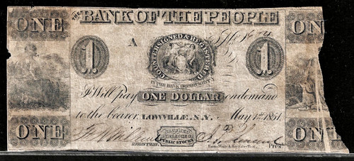 Maggio 1851 lowville bank - 1851,