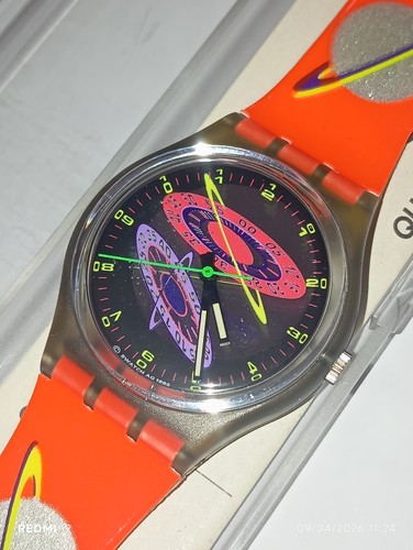 Swatch gent 1993 silver - 1993, planet