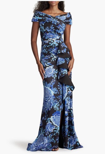 Abito tadashi shoji nero - nero, blu