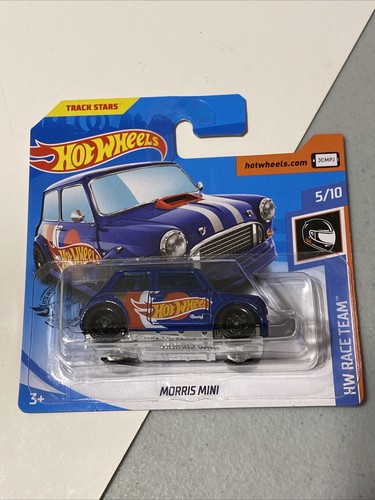 Hot wheels blue morris mini - hot,
