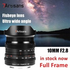 7artisans 10 mm F2.8 obiettivo full frame fisheye per Canon Nikon Sony Leica L Sigma L