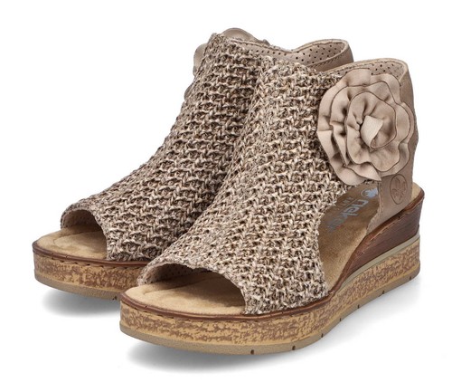 Rieker sandalo beige - ,