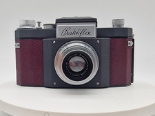 Praktiflex 1. Gen / corsivo / scrittura / vernice arricciata / rosso / Xenar 50 mm 2,8